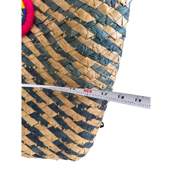 NANNACAY Multicolor Large Straw Woven Straw Tote Bag - Picture 7 of 9